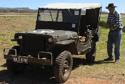 Tim Land's Willy's Jeep in Atherton circa 2000