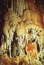a limestone formation in one of the many limestone caves around Chillagoe