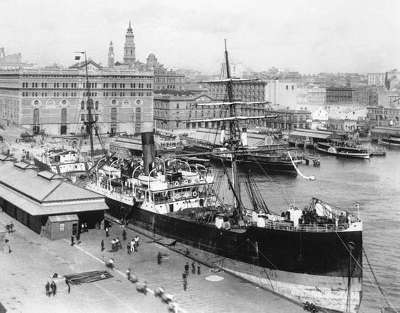 Circular Quay in 1880