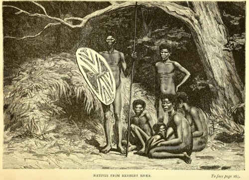 Aboriginal family in far north Queensland, Australia, 1881