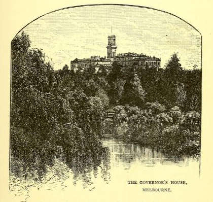 Governor's Residence Melbourne 1880