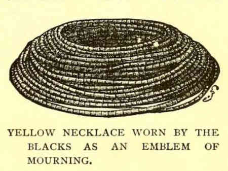 mourning necklace worn by north Queensland aborigines