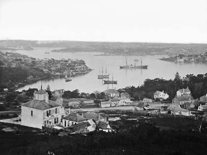 Sydney Harbour in the 1870s